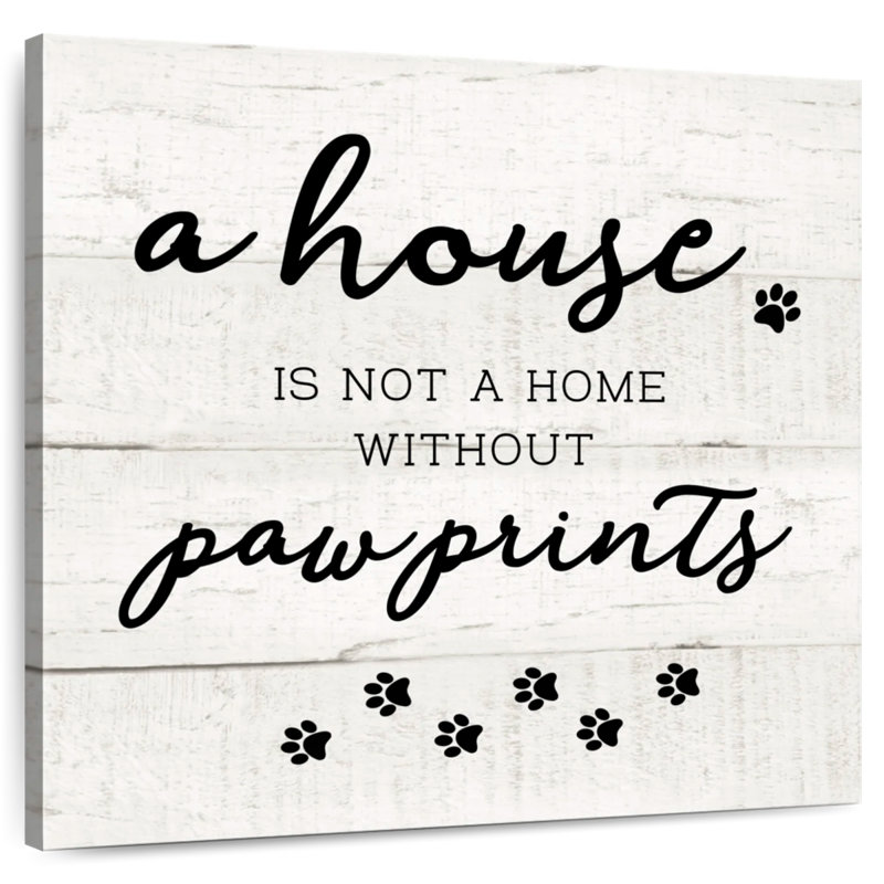 Tergel Home Pawprints, 36" H x 36" W
