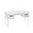 SlayStation Aria Premium Mirrored Vanity Table with Clear Glass Top, Makeup Desk with Mirrored Side Panels, Drawers, and Legs-39955933