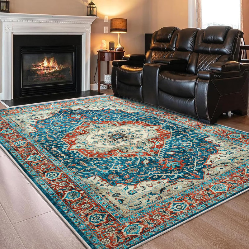 Asbell Vintage Look Shag Area Rug, Rectangle 200 x 290 cm