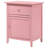 Modern Nightstand, Nightstand with 1 Drawer 1 Door-1622725296