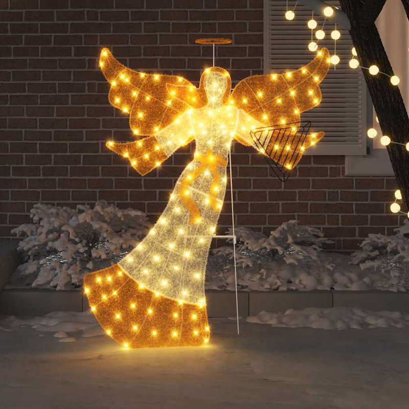  Lighted Angle Warm White 116 X 29 X 158.5 Cm Polyester