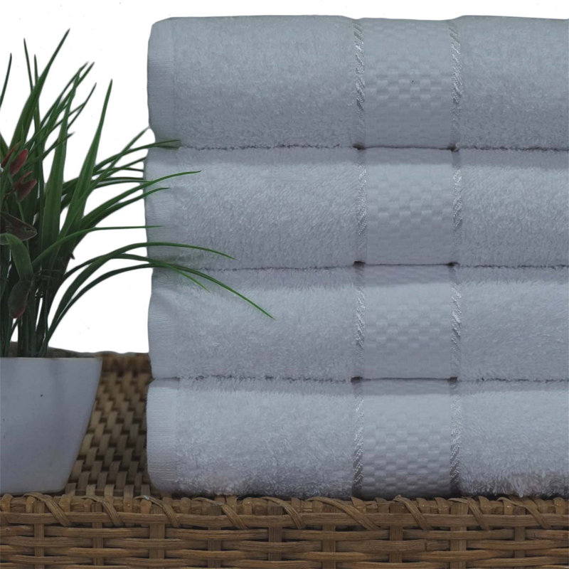 100% Cotton Bath Sheet, White