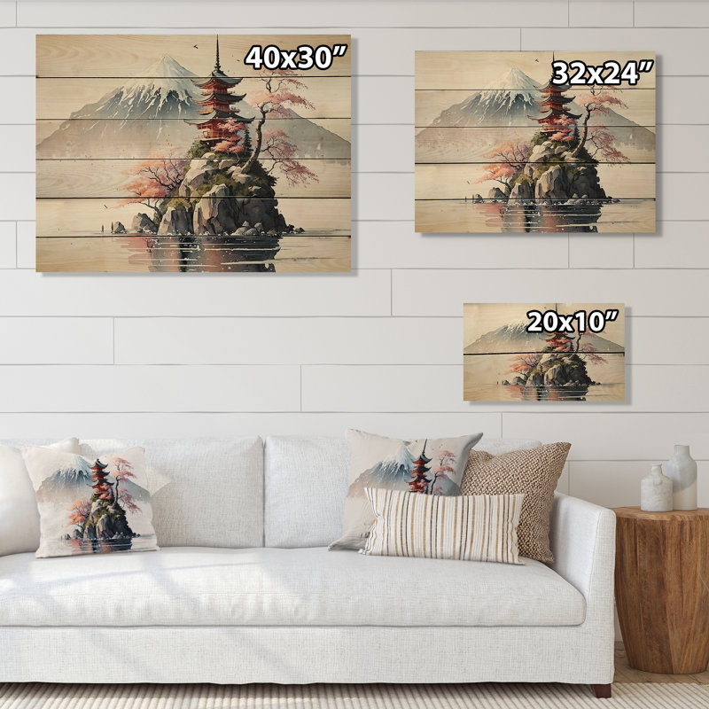 Folkston, impression sans cadre sur bois, H 30 po x l 40 po x P 1,5 po