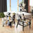 Grey and Gold Impressions Transcendent II - Velvet Upholstered Modern Arm Chair, Gray Accent Chair