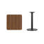 Plateau de table stratifié carré Jack avec base à hauteur de table-1984142532-1984142537