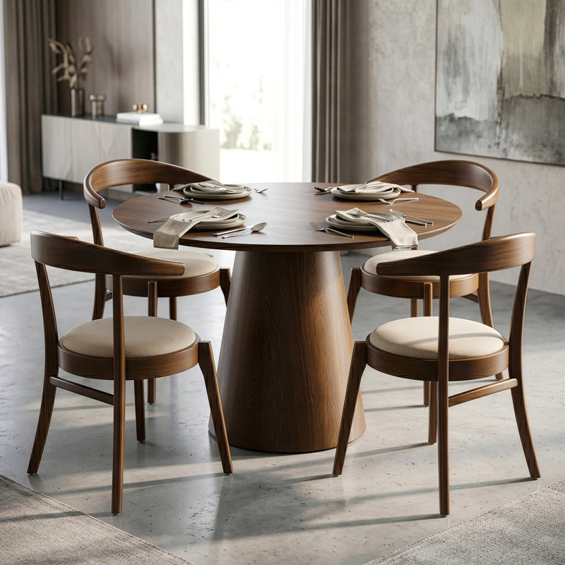 Table de salle à manger Blake, Brun