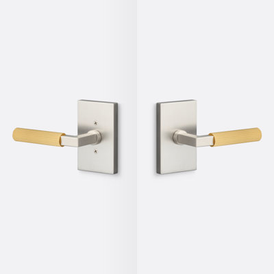 Levanto Passage Rosette, Straight Knurled Grip
