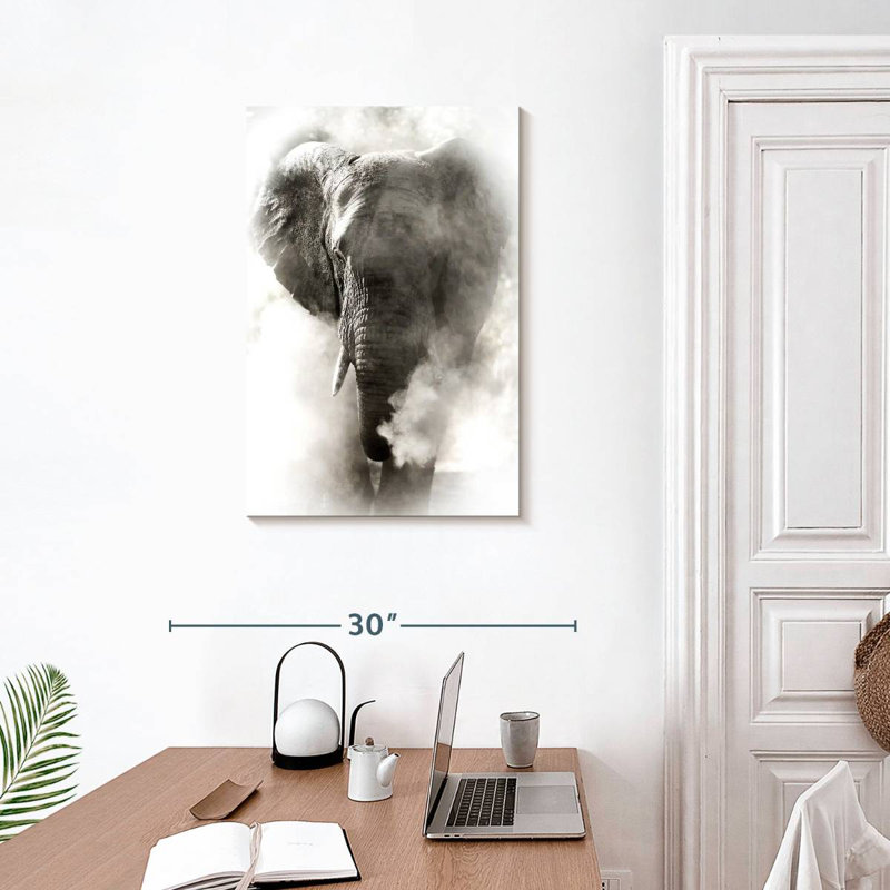 Éléphant d'Afrique Brampt Dusty, H 30 po x l 20 po