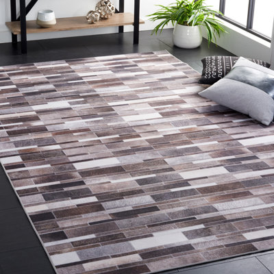 Ashawna Performance Machine Washable Geometric Rug