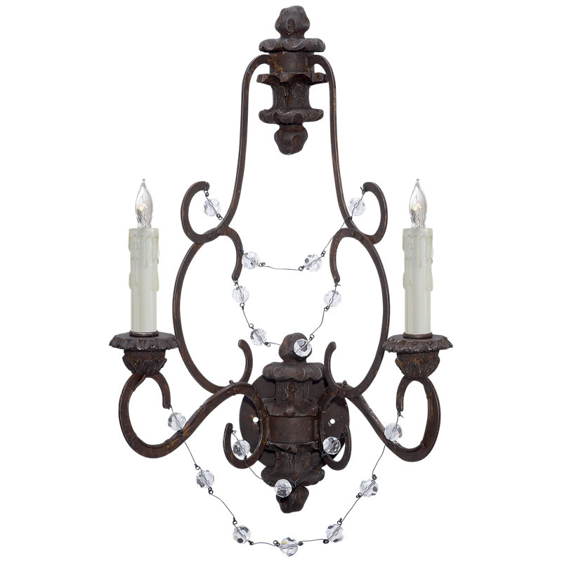 Visual Comfort 2 Light Candle Wall Light