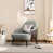 Gray/Cream Polyester Blend