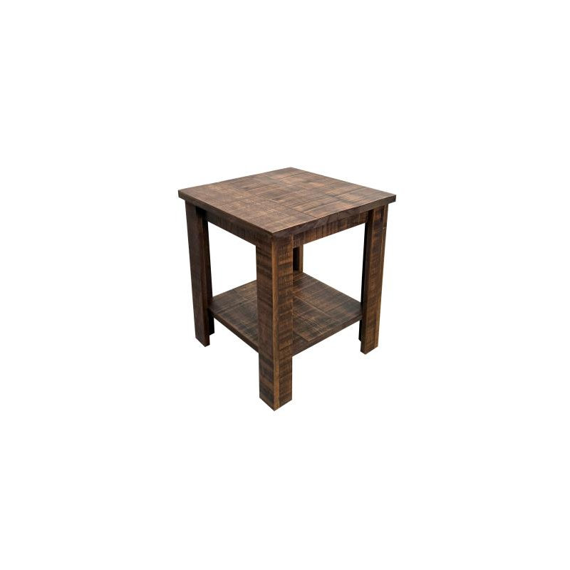 TABLE DE BOUT TOUT CARRÉ, H 24 po x l 17 po x P 17 po