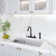 CASAINC Two Handle Kitchen Faucet with Pull Out Side Sprayer