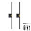 Ensemble de 2 appliques murales rechargeables à DEL avec télécommande - sans fil, à intensité variable et non câblées-997239672-997239670