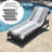 Superior Cabana Striped Cotton Standard Size Towel/ Chaise Lounge Chair Cover Set-544011234-554895843
