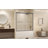 Tempered Glass With Explosion Proof Film,Aluminum Frame Double Sliding Shower Door,Stainless Steel Handle-112519768