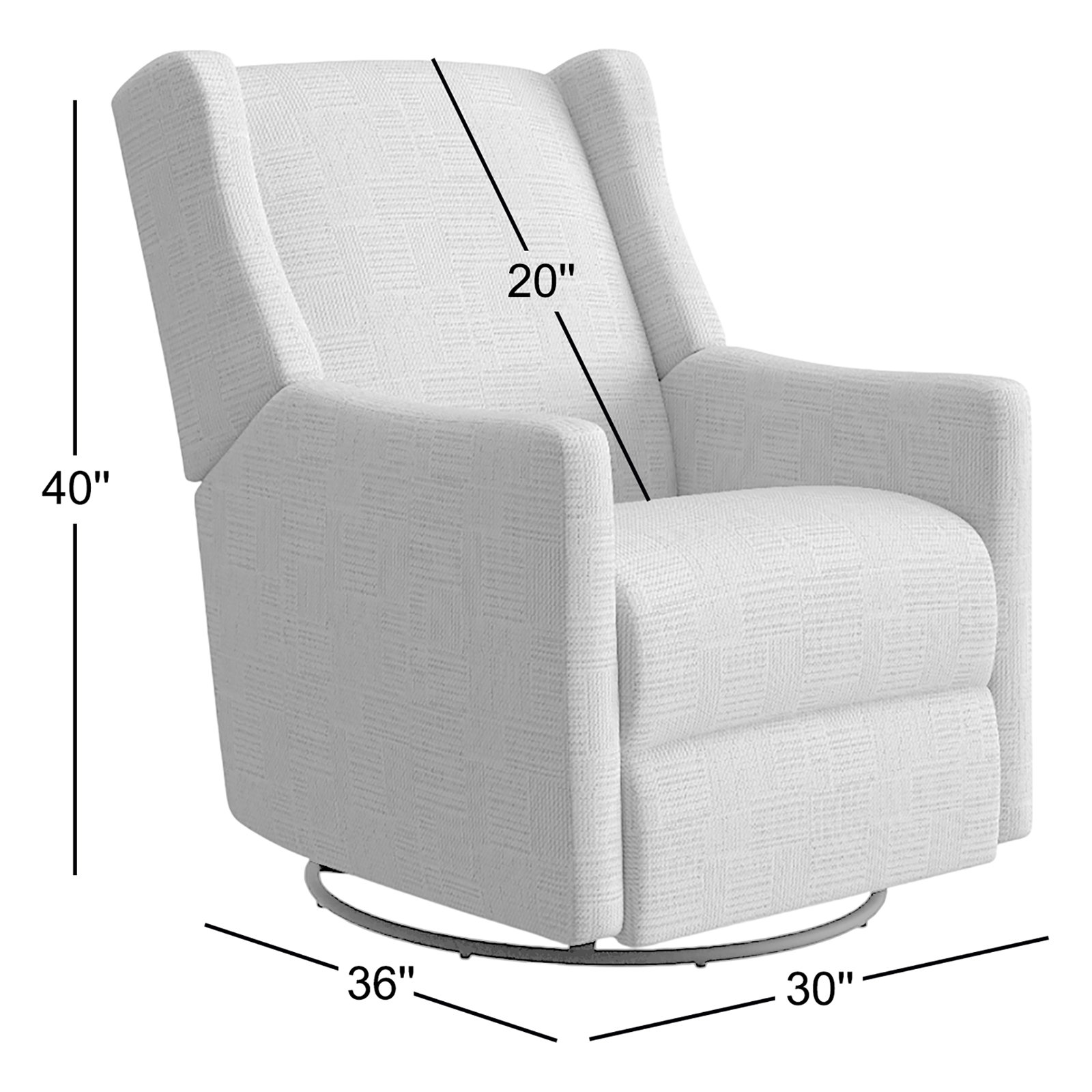 Andrina Swivel Glider, Colley Snow Performance