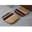Wood 6 Piece Coaster Set With Holder-92424421-92424422