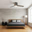 Ventilateur de plafond encastré à DEL à 3 pales de 48 po avec télécommande et ensemble d'éclairage inclus-519948327