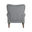 Fauteuil d'appoint en velours brun Chad-1993068187