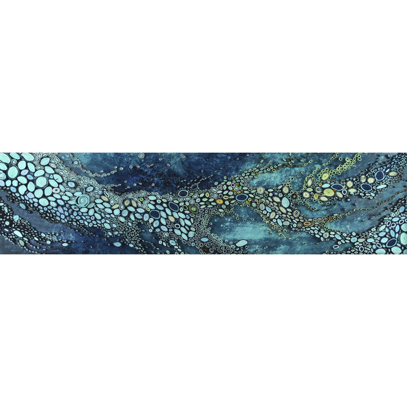 « streaming right », reproduction de peinture à l’acrylique sur toile tendue