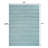 Montral Minimalist Stripe Turquoise/Cream Rug-1603015487