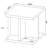 Metron Square End Table