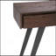 Lowry - Console canapé - Brun anthracite patiné-118038030