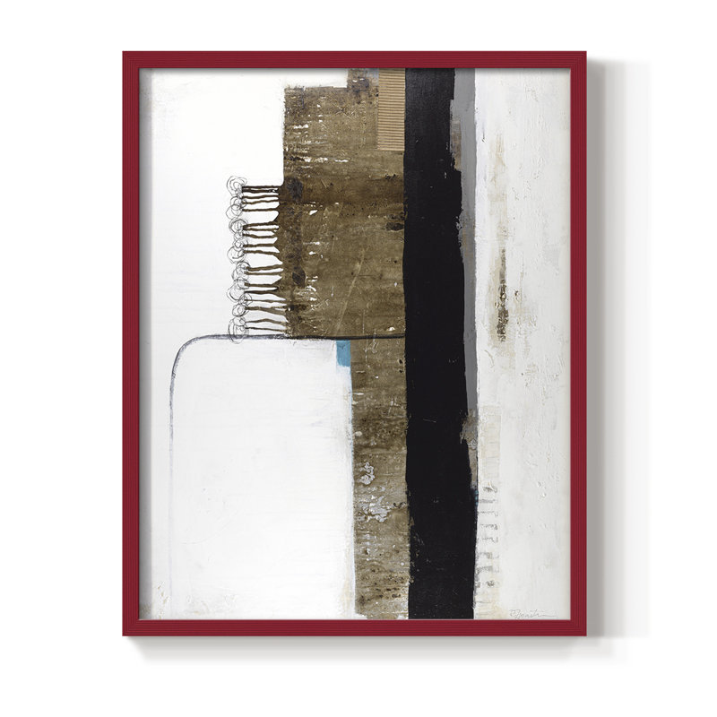 Impression inattendue «croissance inattendue» - bois massif, Rouge, H 10 po x l 8 po