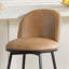 Tabouret de comptoir pivotant rembourré 26 po Aura-615037481-615329768