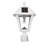 Baytown Ii Bulb Solar Light - Warm White LEDs- Wall/pier/ 3 Inch Fitter Mounts-1354592599