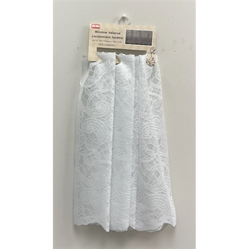 Cantonnière sur mesure 60 po Antonel
