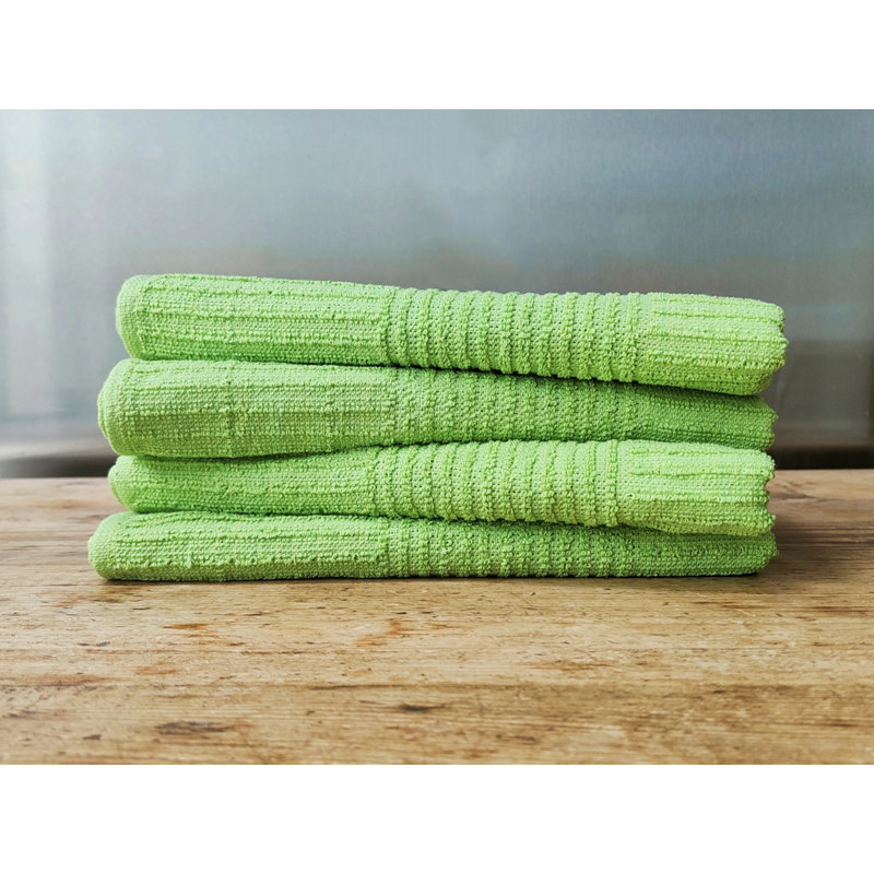 Jacquard Tea Towel Kitchen Towel, Green