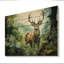 Deer Emerald Grace I sur impression sur bois-230510705