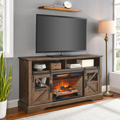 Foyer électrique récupéré - 60 po, flamme sans option de chauffage, compatibilité télé 70 po, longue durée de vie avec armoire de 60 po, options multicolores, sortie 5000, télécommande