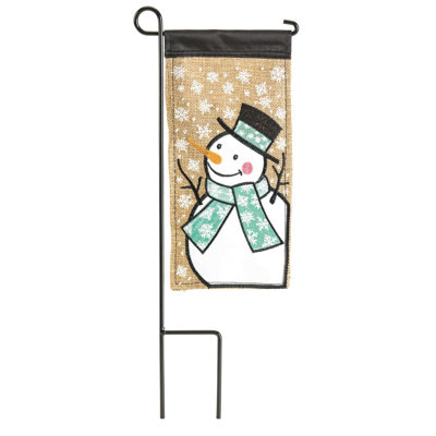 Chetram Mini Flag Snowman Polyester 4x8.5