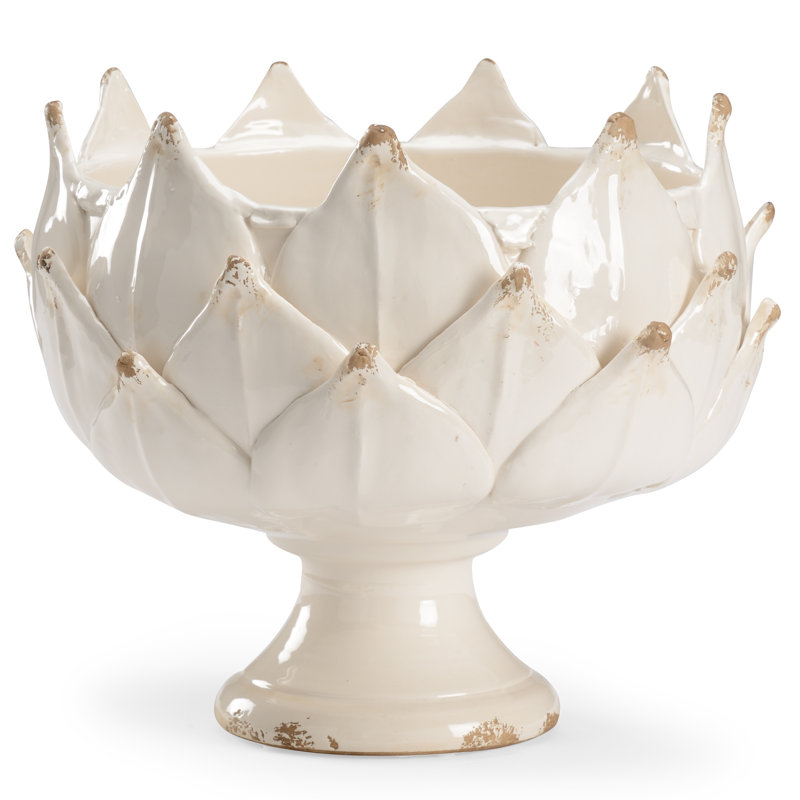 Handmade Ceramic / Porcelain Table Vase, White