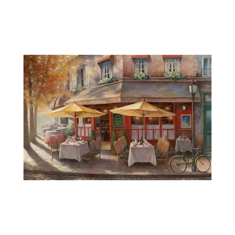 Le Petit Chatlet by T.C. Chiu - Gallery-Wrapped Canvas Giclée on Canvas, 20.32 cm H x 30.48 cm W, Canvas