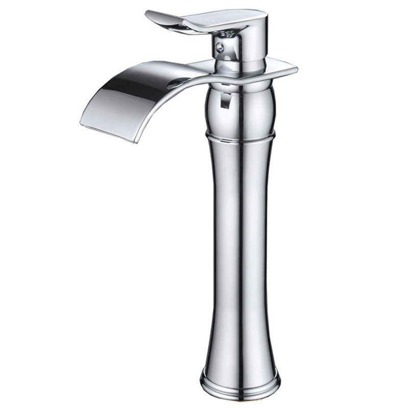 Single-handle Bathroom Faucet with Drain Assembly, Chrome
