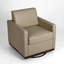 Fauteuil rembourré pivotant-400784218