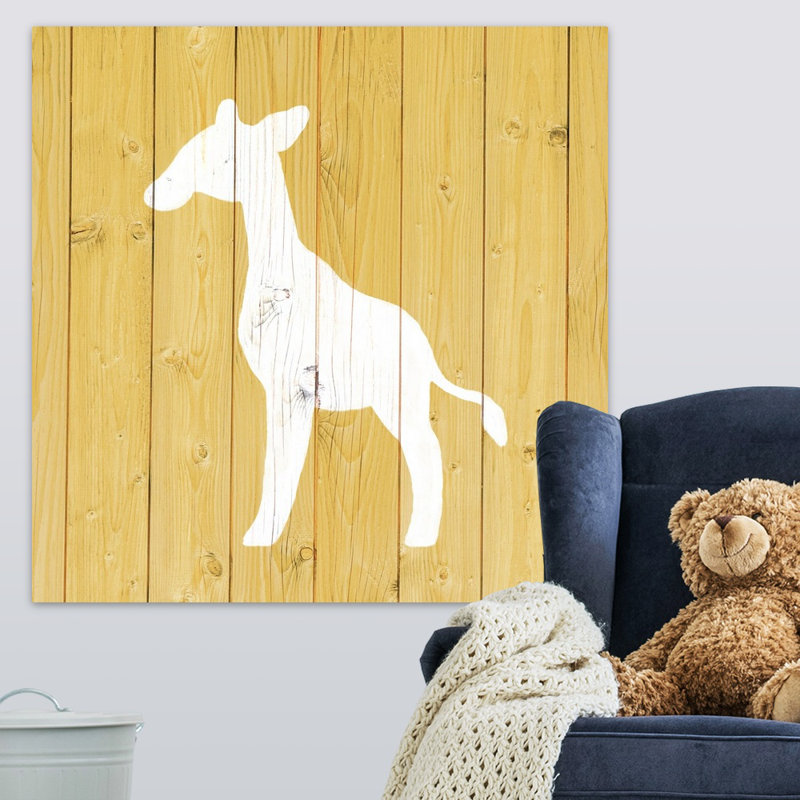 « giraffe zoo animal shape », impression, Toile, H 16 po x l 16 po x P 1,25 po