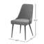 Ensemble de 2 chaises de salle à manger rembourrées en tissu