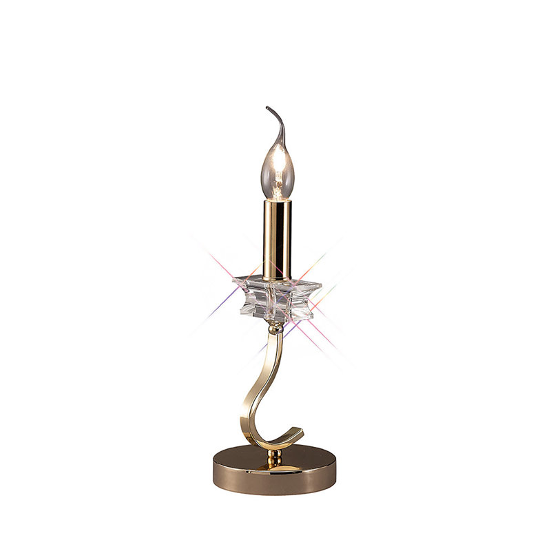 Valley Crystal Novelty Lamp, Gold