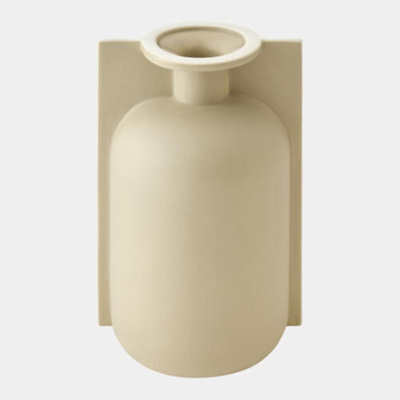 Brim Vase-Rainwashed-Med 10"H x 6"W x 6"D Vase