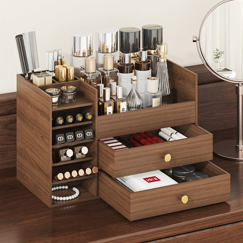 Makeup Organizer For Vanity,Countertop Organizer With Drawers