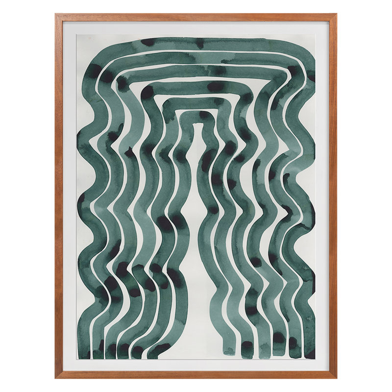 Rapunzel Print by Kate Roebuck, Walnut Framed, 44" H x 34" W
