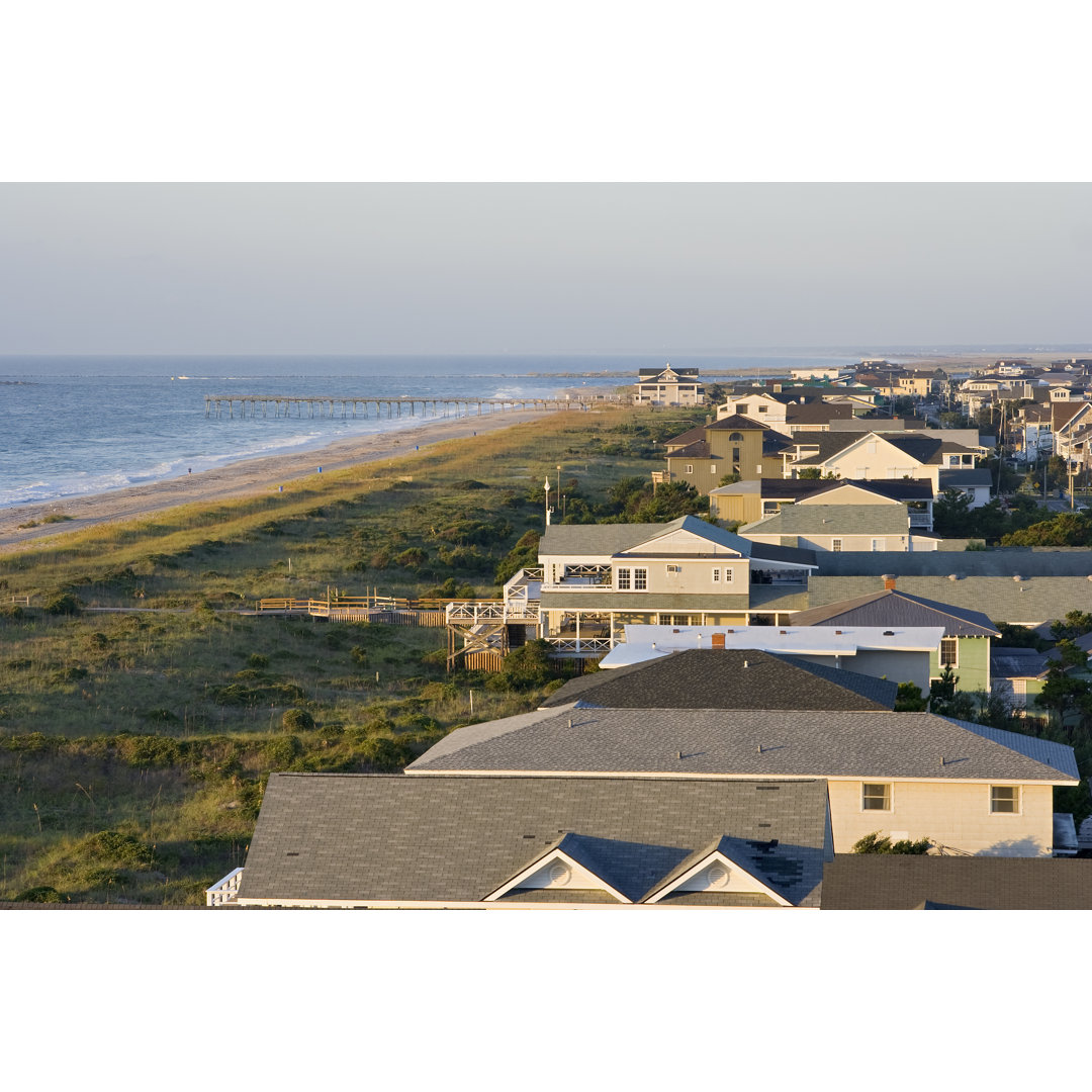 Blick auf den Strand von Wrightville