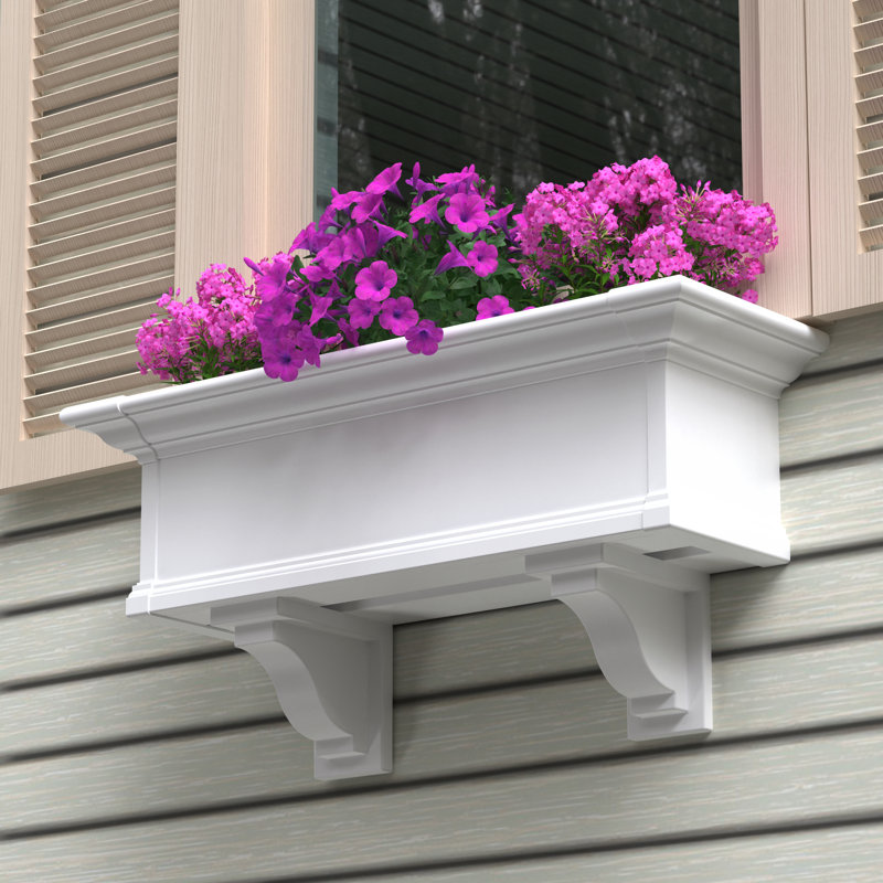 Anand Bracket Plant Stand, White