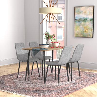 Verona 5-Piece Stain Resistant Upholstered Dining Set