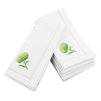 Largay Cotton Embroidered Square Napkin